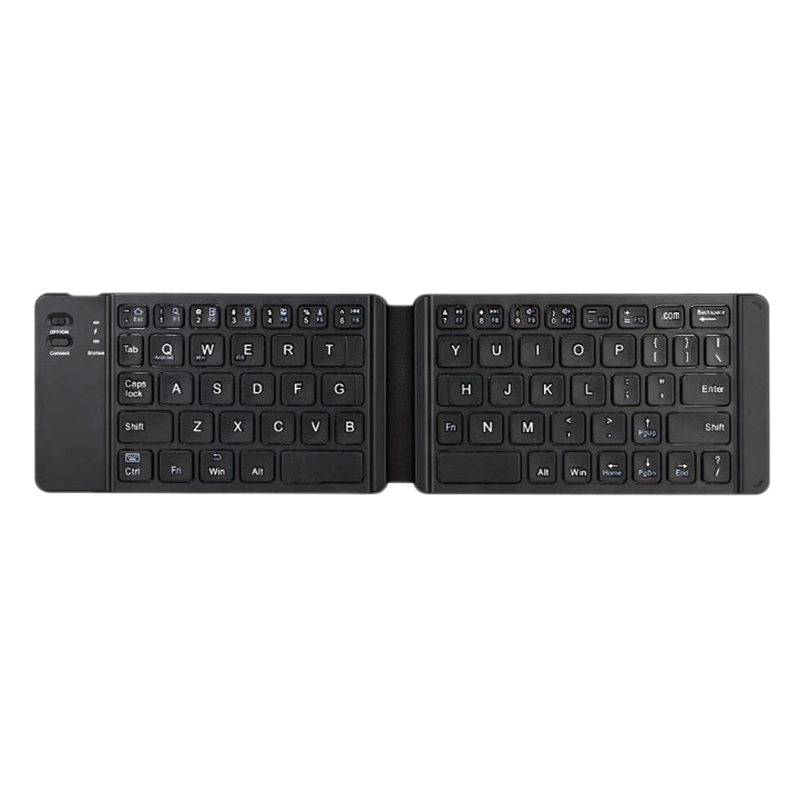 Portable Bluetooth 3.0 Folding Keyboard Creative Pocket Bi-Fold Keyboard, Charging Folding Wireless Keyboard
Portable Bluetooth 3.0 Folding Keyboard Creative Pocket Bi-Fold Keyboard, Charging Folding Wireless Keyboard