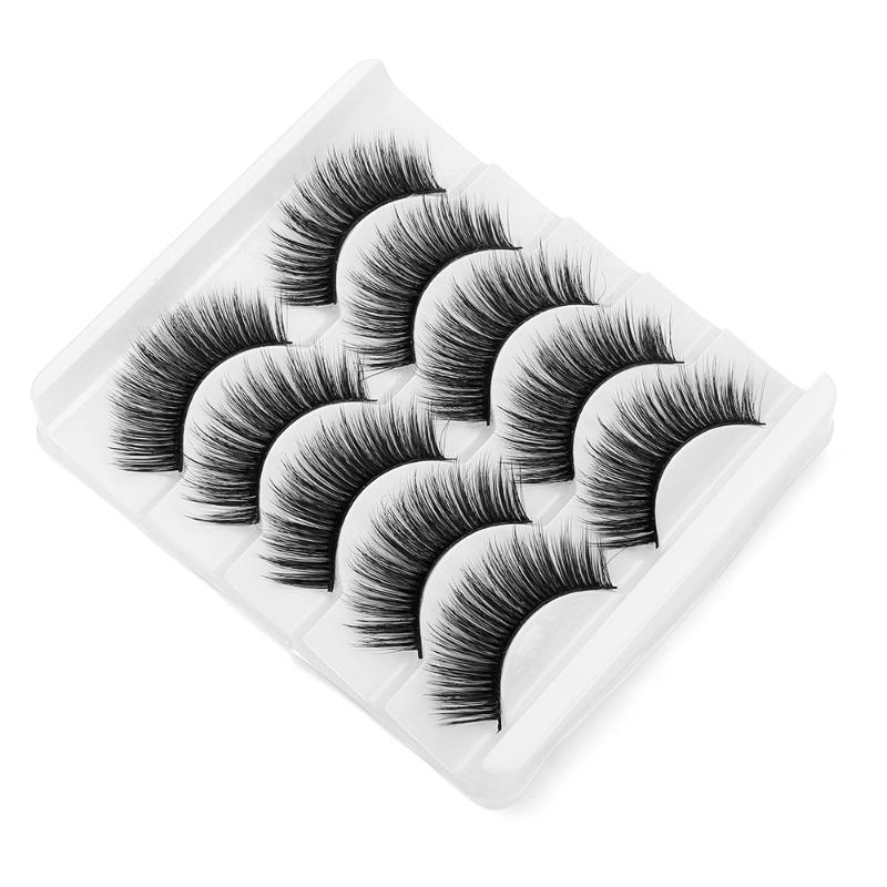 5 Pairs 3D Soft Natural Lashes Faux Mink Hair False Eyelashes Wispy Thick Cross Long Lashes Reusable Eyelash Extension
5 Pairs 3D Soft Natural Lashes Faux Mink Hair False Eyelashes Wispy Thick Cross Long Lashes Reusable Eyelash Extension