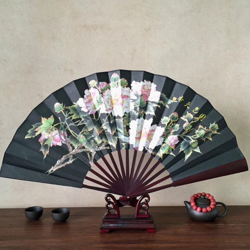 Chinese Style Lotus Flower Pattern Silk Bamboo Folding Hand Fan for Men Vintage Pocket Folding Fan New 1PC
Chinese Style Lotus Flower Pattern Silk Bamboo Folding Hand Fan for Men Vintage Pocket Folding Fan New 1PC