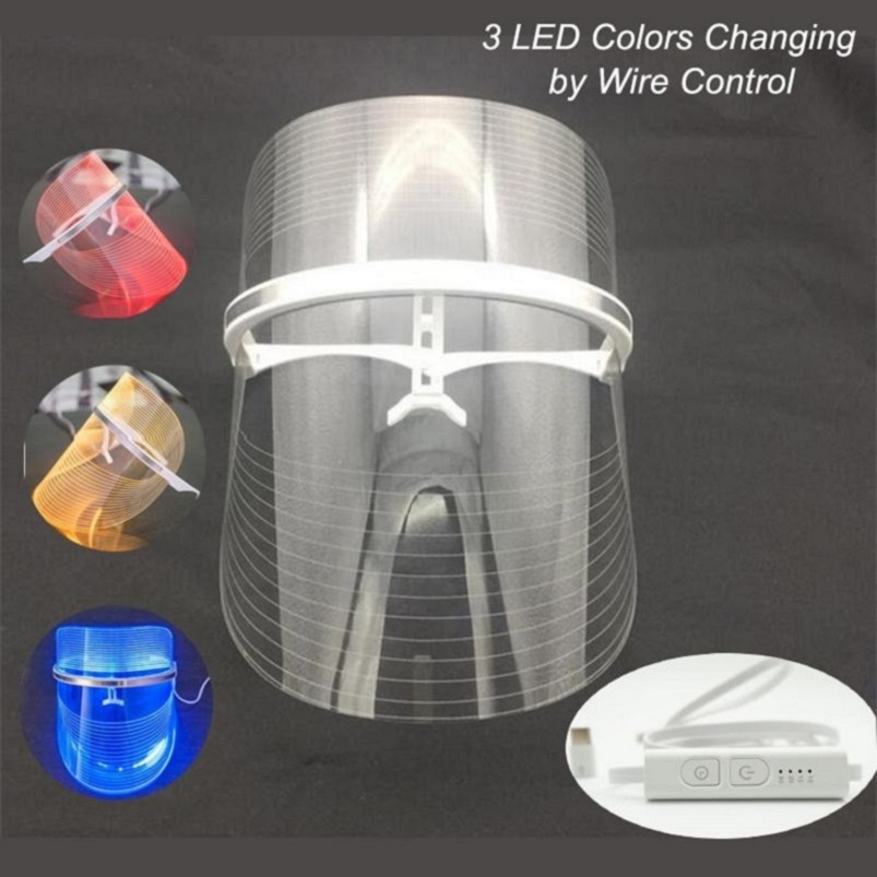 LED Light Therapy Face Mask Anti Acne Anti Wrinkle Facial SPA Instrument Treatment Beauty Device Face Skin Care Tools