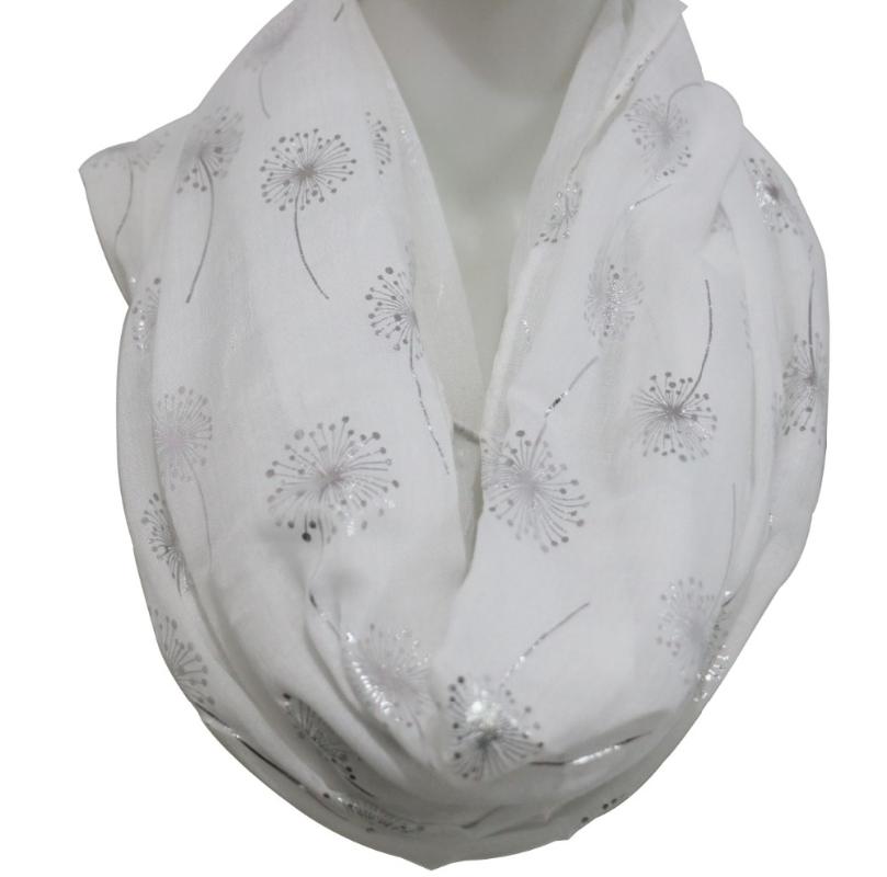 FOXMOTHER 2020 New Fashionable Woman White Navy Grey Shiny Bronzing Silver Dandelion Infinity Scarf Womens
FOXMOTHER 2020 New Fashionable Woman White Navy Grey Shiny Bronzing Silver Dandelion Infinity Scarf Womens