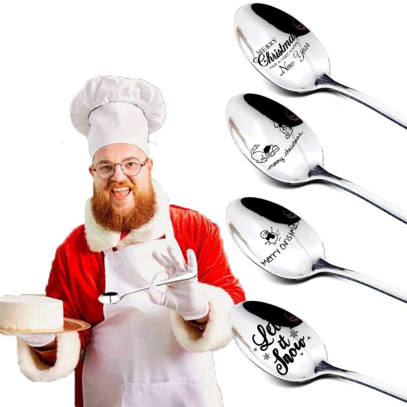 Taoup Metal Merry Christmas Spoons Xmas Tableware Pendants Drop Ornaments Christmas Table Decor for Home Noel 2020 Navidad Gift
Taoup Metal Merry Christmas Spoons Xmas Tableware Pendants Drop Ornaments Christmas Table Decor for Home Noel 2020 Navidad Gift