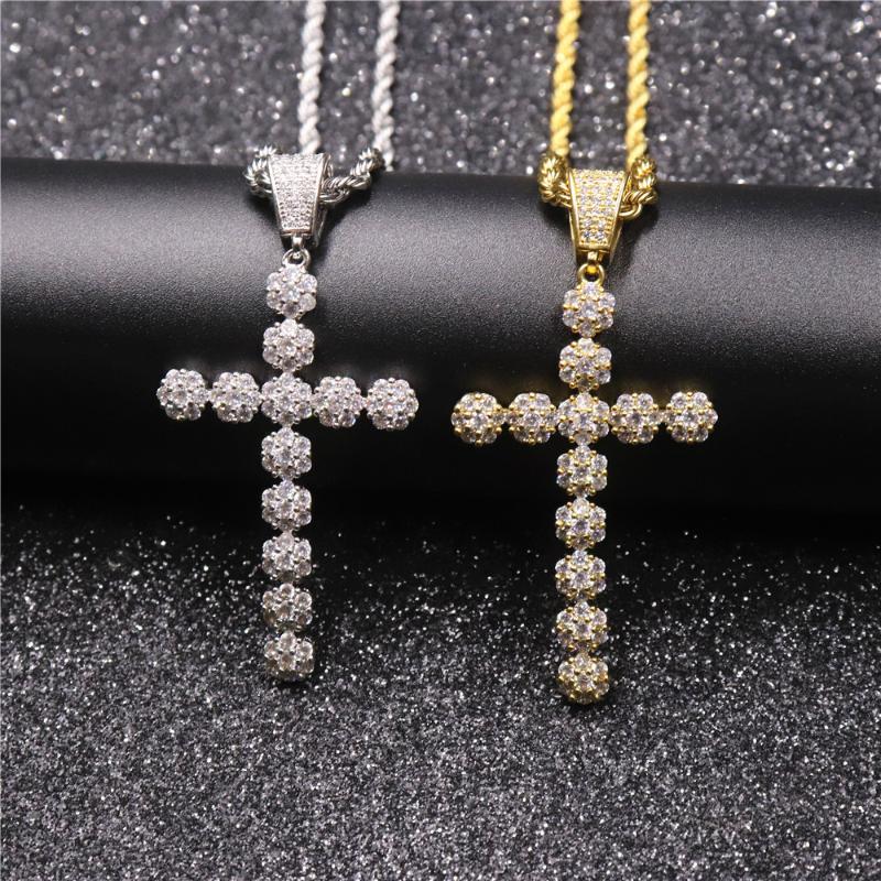 Iced Out Cubic Zircon Cross Pendant Necklace Luxury Hip Hop Jewelry For Christian Men Gift
Iced Out Cubic Zircon Cross Pendant Necklace Luxury Hip Hop Jewelry For Christian Men Gift