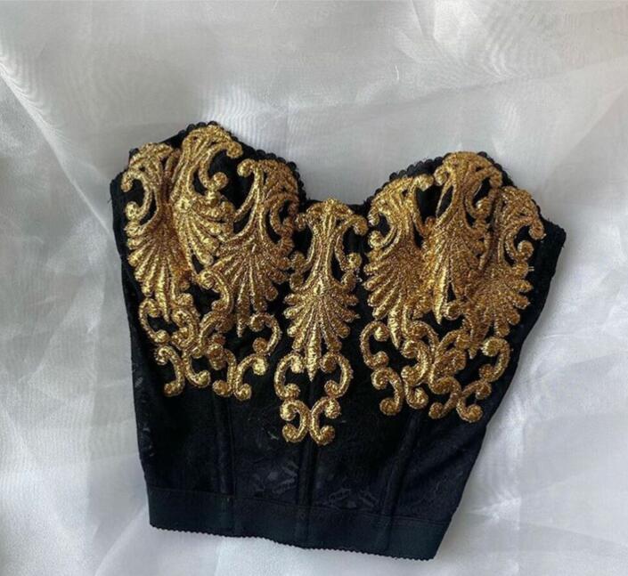 Bra Evening dress Yousef aljasmi Kendal Jenner Women dress Black Gold Embroidery, Customize
Bra Evening dress Yousef aljasmi Kendal Jenner Women dress Black Gold Embroidery, Customize