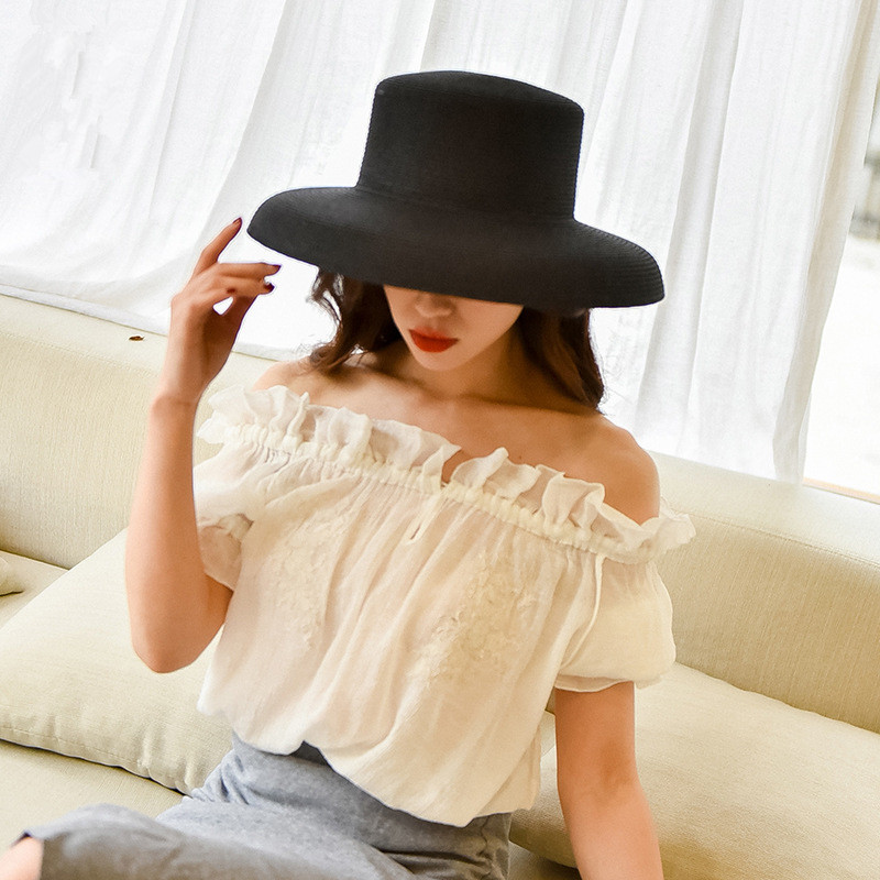 Women sun hats retro goddess bell-shaped female straw fisherman hat sunshade sunscreen big along holiday beach sun hat embryo, White
Women sun hats retro goddess bell-shaped female straw fisherman hat sunshade sunscreen big along holiday beach sun hat embryo, White