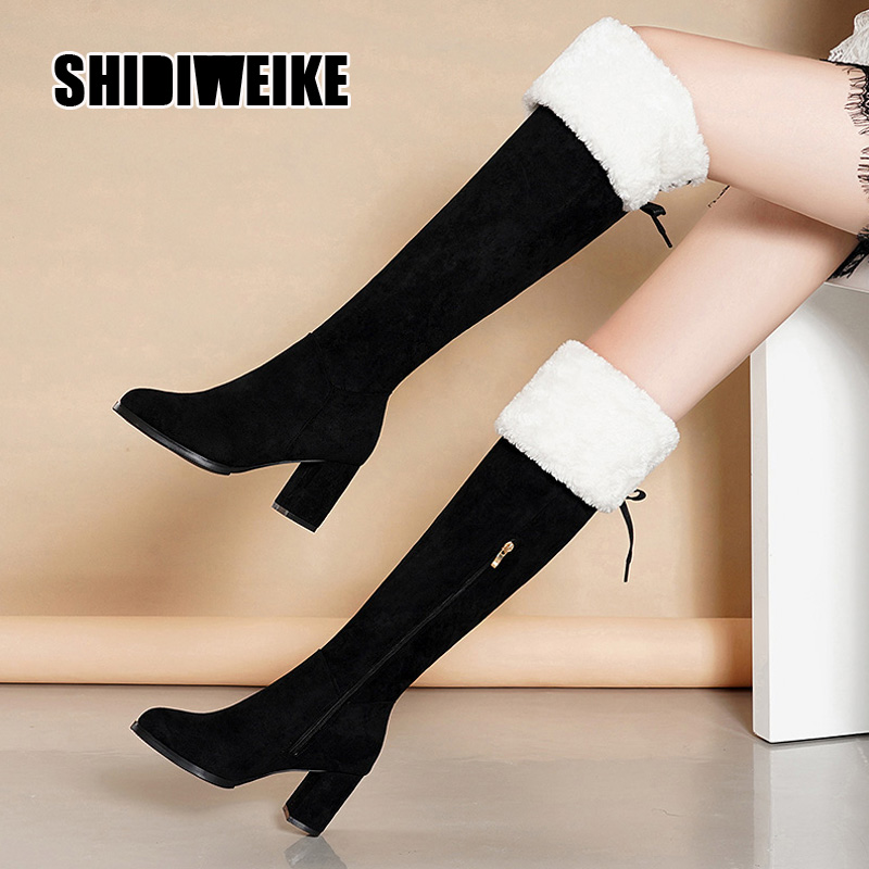 Thigh High Boots Female Winter Boots Women keep warm Over the Knee Flat Stretch Sexy Fashion New V459, Black 4.5
Thigh High Boots Female Winter Boots Women keep warm Over the Knee Flat Stretch Sexy Fashion New V459, Black 4.5