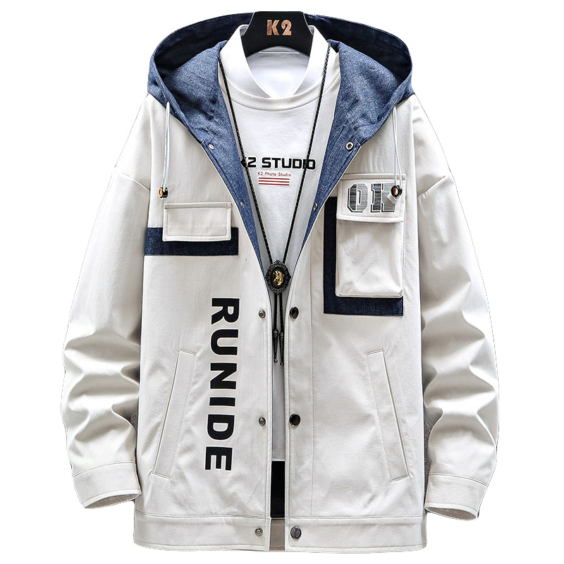 Spring Autumn Hoody Jacket Men's Hoodies Cargo jacket Single-breasted Hooded Sweatshirts Male Coats With Pockets coat, Beige
Spring Autumn Hoody Jacket Men's Hoodies Cargo jacket Single-breasted Hooded Sweatshirts Male Coats With Pockets coat, Beige