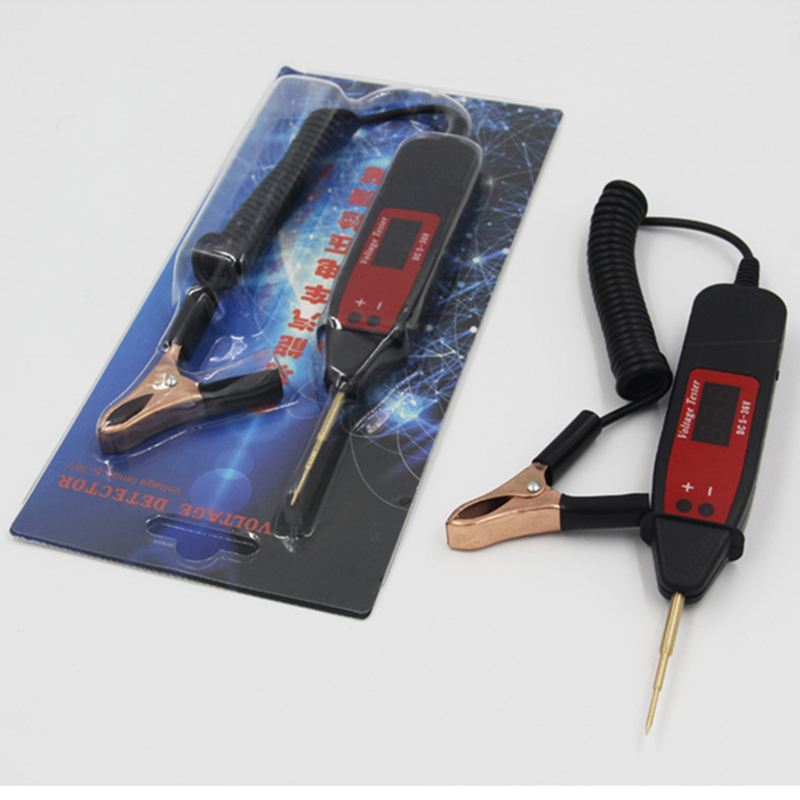 ADC 6V-48V LCD Digital Car Circuit Tester Power Probe Test Auto Lamp Voltage Test Pen Detector Car Truck Circuit Diagnostic Tool
ADC 6V-48V LCD Digital Car Circuit Tester Power Probe Test Auto Lamp Voltage Test Pen Detector Car Truck Circuit Diagnostic Tool