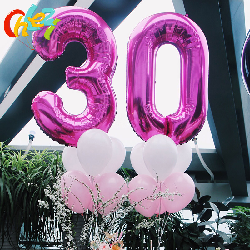 40 inch Large Number Helium Foil Balloon Pink blue Birthday Wedding Digit 30 year Commemorative Decoration Party Supplies Shower
40 inch Large Number Helium Foil Balloon Pink blue Birthday Wedding Digit 30 year Commemorative Decoration Party Supplies Shower