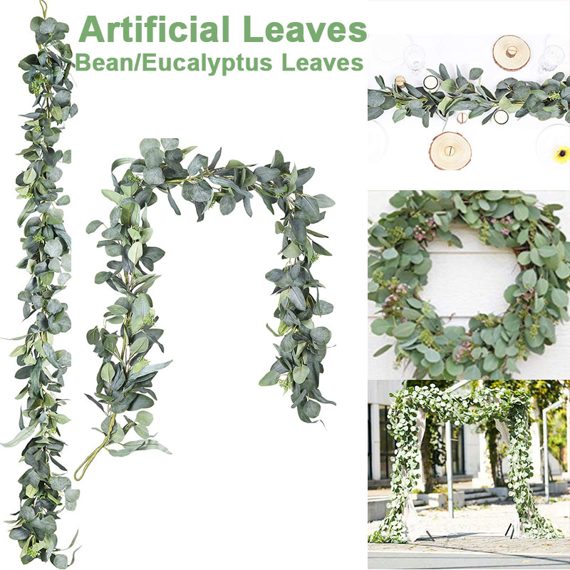 Wedding Decoration Artificial Plants Green Eucalyptus Vines Fake Plants Ivy Wreath Home Decor Home Decoration Accessories, Milky white
Wedding Decoration Artificial Plants Green Eucalyptus Vines Fake Plants Ivy Wreath Home Decor Home Decoration Accessories, Milky white