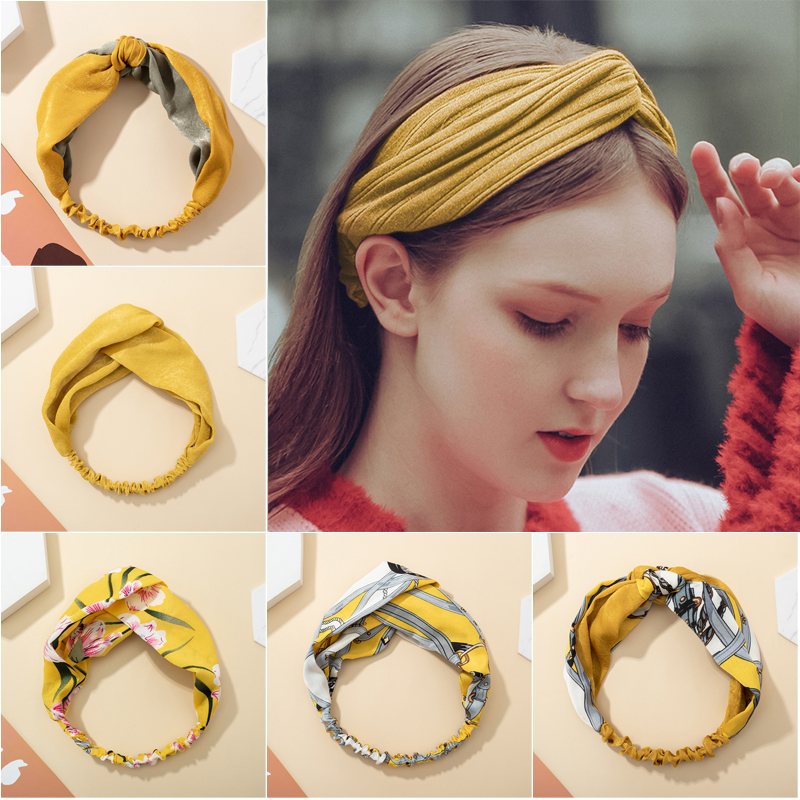 2020 Women Fashion Print Headband Turban Elastic Yellow Headwear Head Wrap Women Cross Hair Accessories for Hair Bands
2020 Women Fashion Print Headband Turban Elastic Yellow Headwear Head Wrap Women Cross Hair Accessories for Hair Bands
