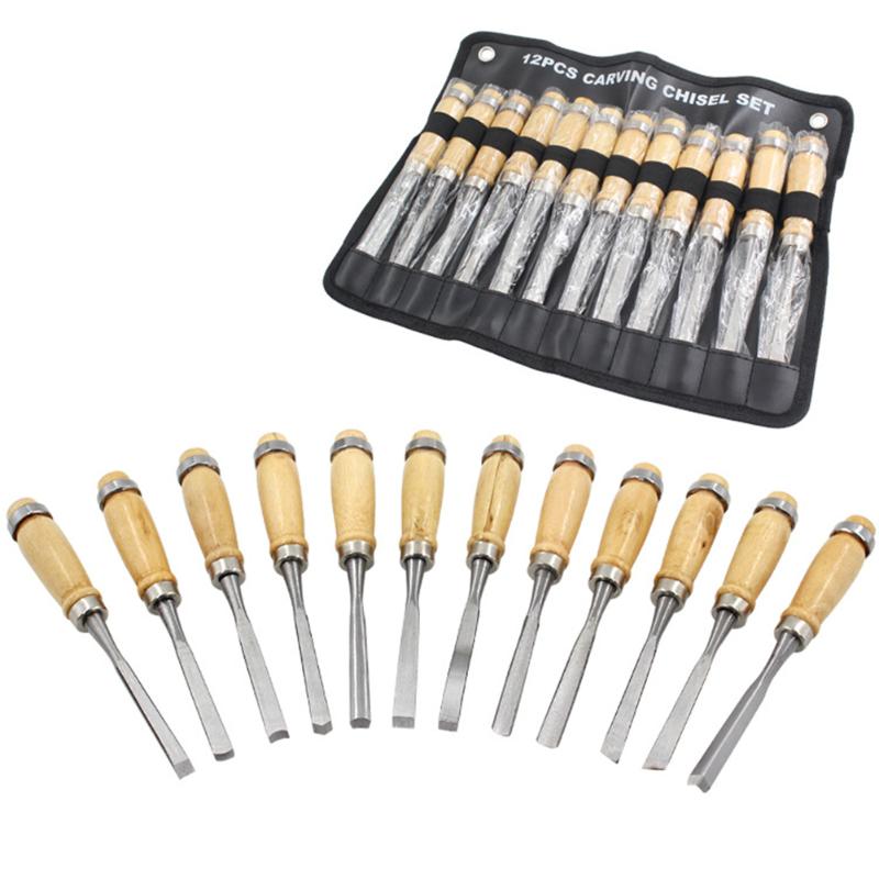 Professional 12Pcs/set Manual Wood Carving Hand Chisel Tool Set Carpenters Woodworking Carving Sharp Chisel DIY Hand Tools
Professional 12Pcs/set Manual Wood Carving Hand Chisel Tool Set Carpenters Woodworking Carving Sharp Chisel DIY Hand Tools