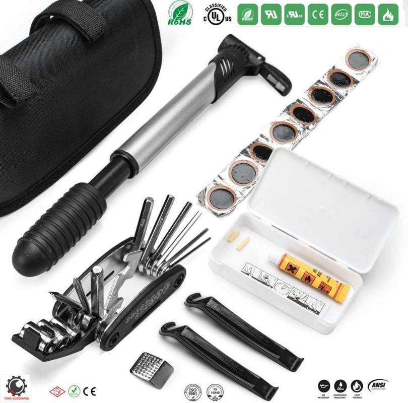 6 in 1 Multi Function Bike Bicycle Repair Tool Kit Set,Cycling Mechanic Repair Tool,All Bike Outdoor Cycling Household Repairing
6 in 1 Multi Function Bike Bicycle Repair Tool Kit Set,Cycling Mechanic Repair Tool,All Bike Outdoor Cycling Household Repairing