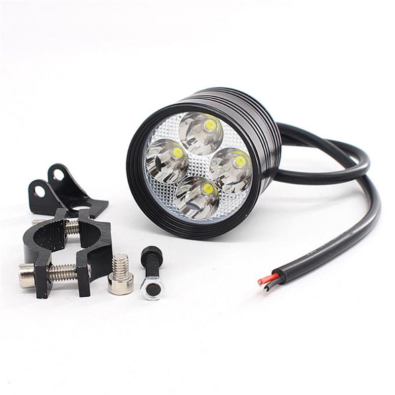 2Pcs 4 LED Motorcycle Light Headlight Assembly 10W 1000LM Universal Scooter Fog Spotlight 6000K White Car led Lamp
2Pcs 4 LED Motorcycle Light Headlight Assembly 10W 1000LM Universal Scooter Fog Spotlight 6000K White Car led Lamp