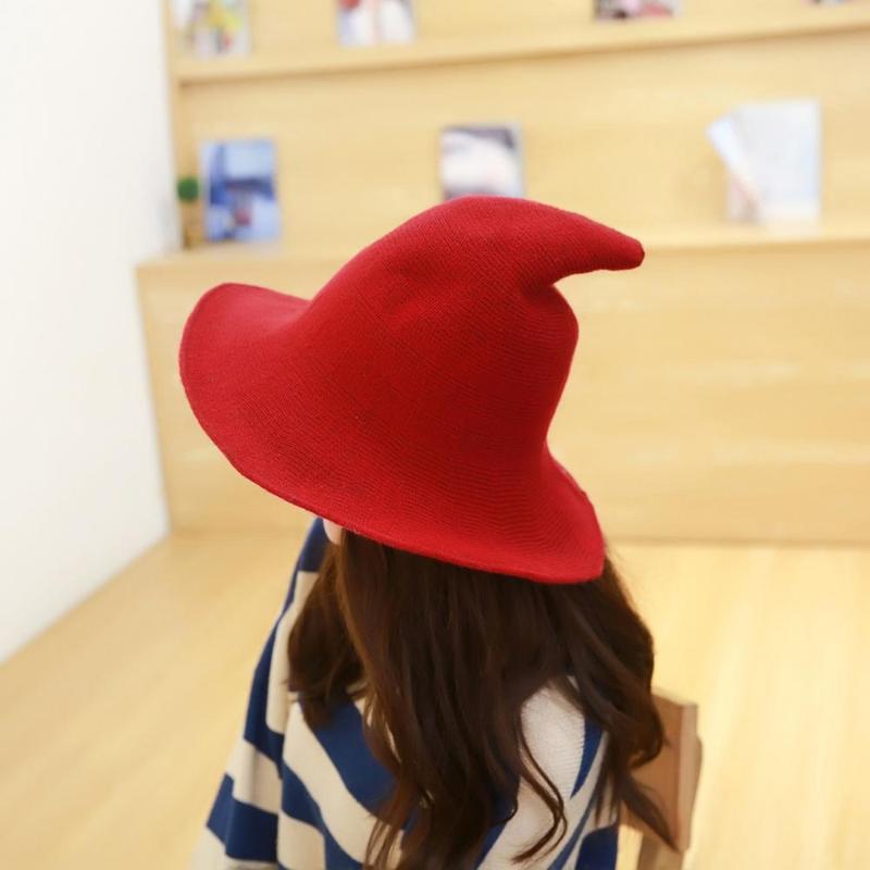 Halloween Wizard Hat Solid Color Kinitted-Wool Hats For Halloween Party Masquerade Cosplay Costume New Qgnv
Halloween Wizard Hat Solid Color Kinitted-Wool Hats For Halloween Party Masquerade Cosplay Costume New Qgnv