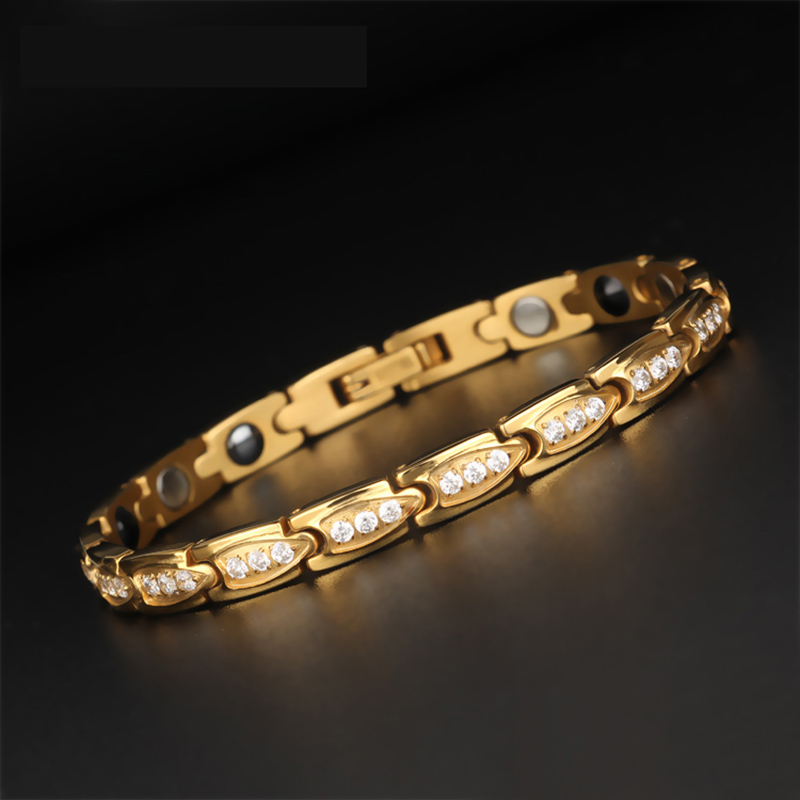 LOOKER Magnetic Infrared Germanium Negative Ion 4-in-1 Healing Bracelet For Women Rose Gold Color Health Care 7.5" Bracelets
LOOKER Magnetic Infrared Germanium Negative Ion 4-in-1 Healing Bracelet For Women Rose Gold Color Health Care 7.5" Bracelets