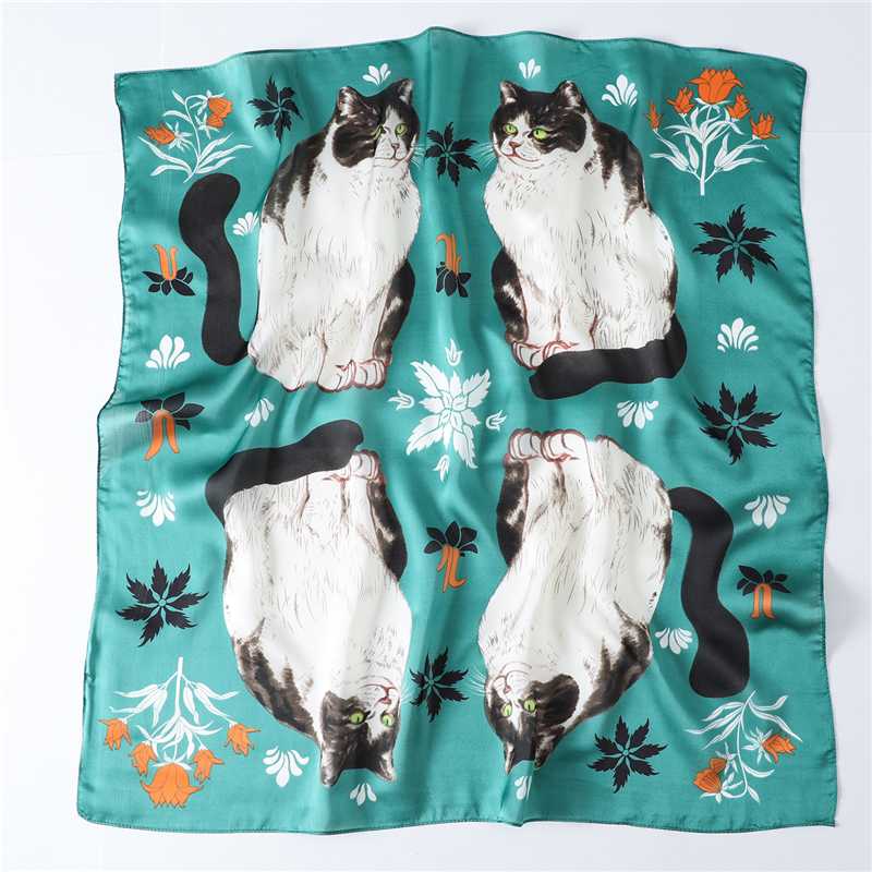 2020 New Animal Print Silk Scarf for Women Brand Designer Shawls High Quality Bandana Foulard Square Spring Summer Neck Scarves
2020 New Animal Print Silk Scarf for Women Brand Designer Shawls High Quality Bandana Foulard Square Spring Summer Neck Scarves