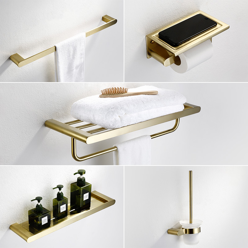 Free shipping Northern Europe Brushed Brass Gold Stainless Steel 304 Bath Towel Holder Towel Rack Toilet Rack Bathroom Hardware
Free shipping Northern Europe Brushed Brass Gold Stainless Steel 304 Bath Towel Holder Towel Rack Toilet Rack Bathroom Hardware