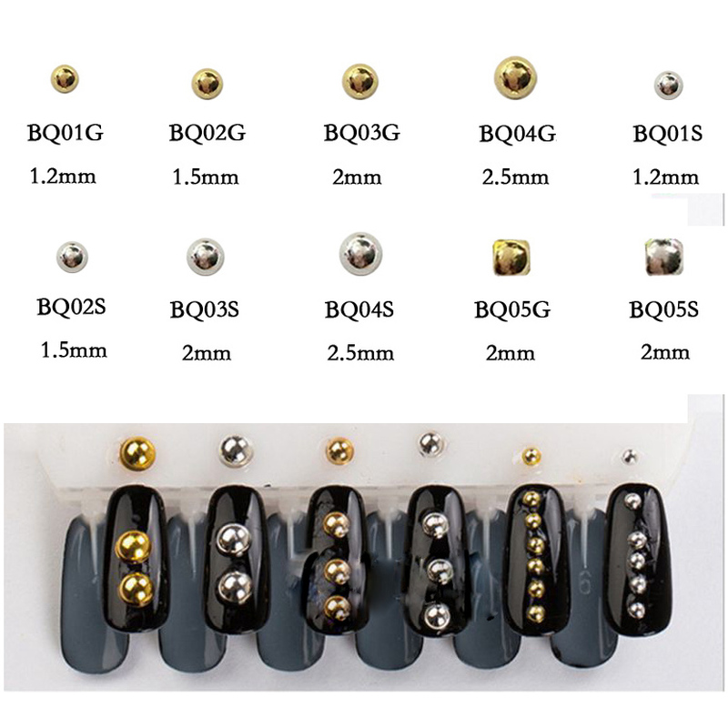 100pcs Nail Art Round Sphere Gold DIY Polishing for Nail Art 3D Jewelry for Manicure Metal Decoration
100pcs Nail Art Round Sphere Gold DIY Polishing for Nail Art 3D Jewelry for Manicure Metal Decoration
