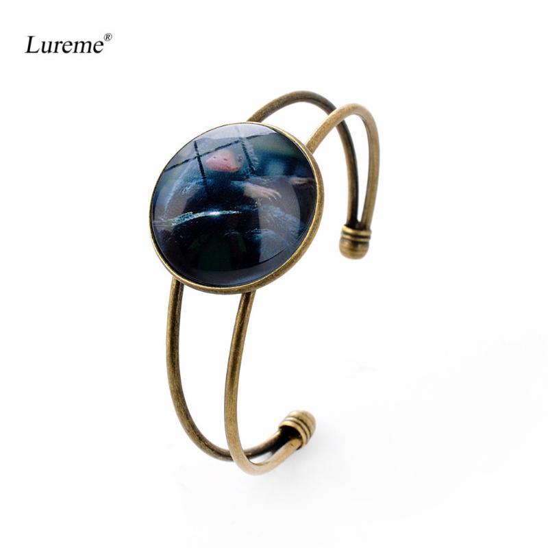 Lureme Vintage Glass Time Gem Series Fantastic Beasts Open Bangle for Women Girls (bl003425
Lureme Vintage Glass Time Gem Series Fantastic Beasts Open Bangle for Women Girls (bl003425
