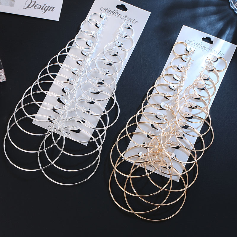 Punk Statement Oversize Smooth Big Round Circle Hoop Earring Set For Women Girl Fashion Wholesale Wedding Party Jewelry Gift
Punk Statement Oversize Smooth Big Round Circle Hoop Earring Set For Women Girl Fashion Wholesale Wedding Party Jewelry Gift