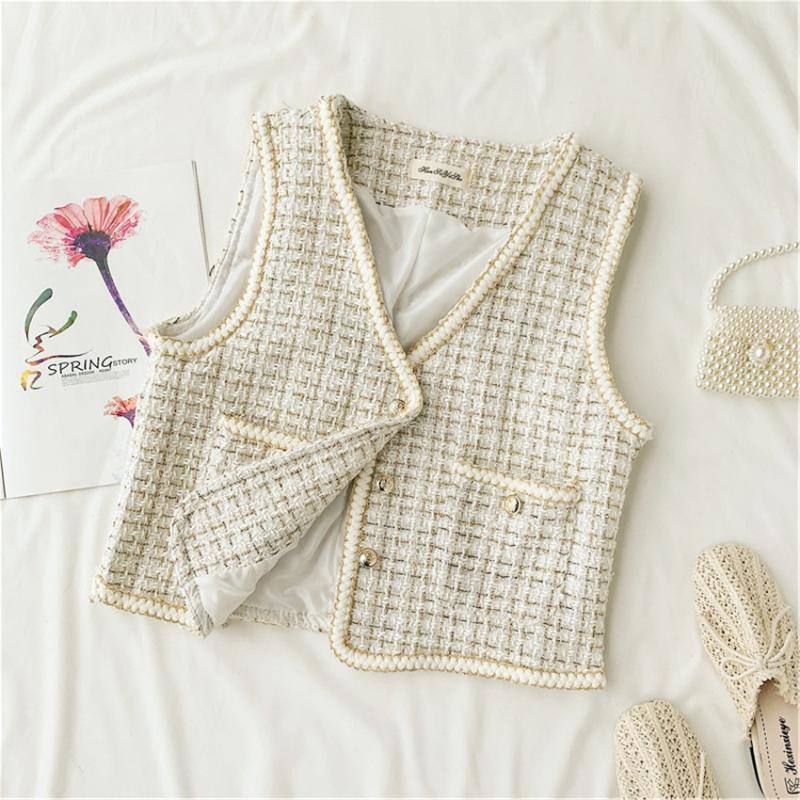 Gowyimmes Fashion Autumn Winter Women Woolen Vest Casual Female Sleeveless Jacket Coats Windproof Outwear Short Paragraph PD643, Beige
Gowyimmes Fashion Autumn Winter Women Woolen Vest Casual Female Sleeveless Jacket Coats Windproof Outwear Short Paragraph PD643, Beige