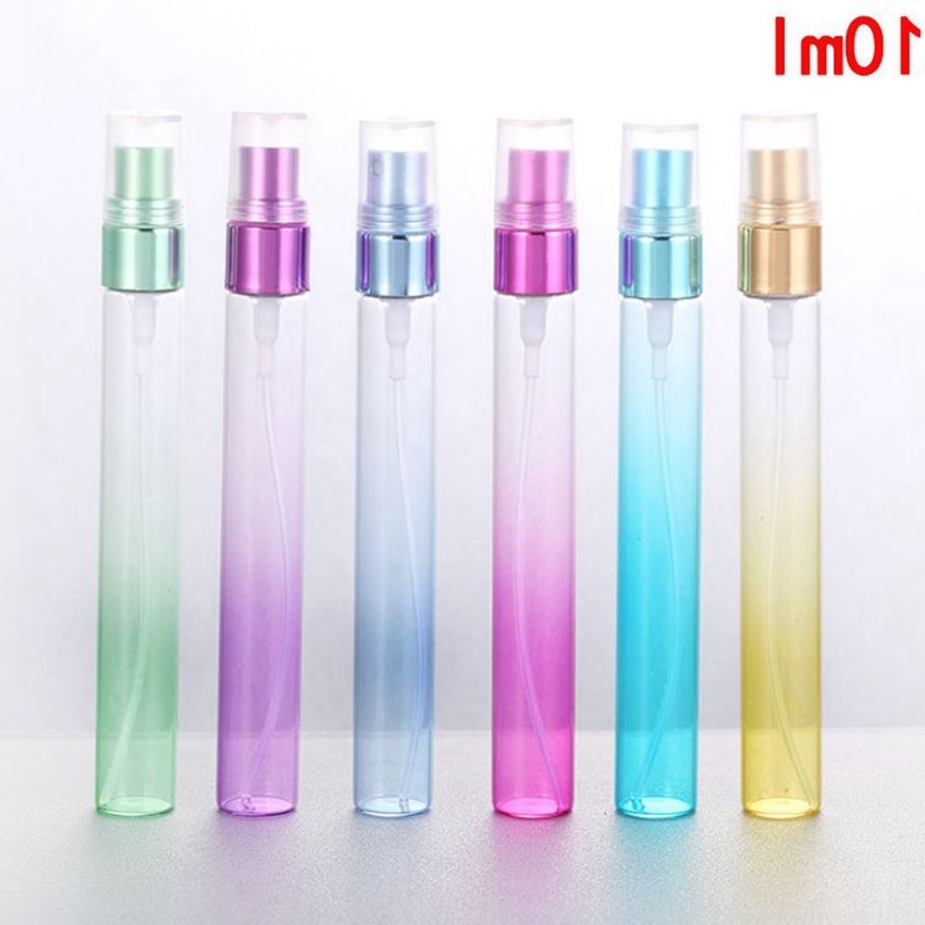 10ml Rainbow Gradient Spray Bottles Tube Perfume Atomizer Refillable Makeup Travel Glass Sprayer Perfume Bottle Containers For Cosmetic
10ml Rainbow Gradient Spray Bottles Tube Perfume Atomizer Refillable Makeup Travel Glass Sprayer Perfume Bottle Containers For Cosmetic