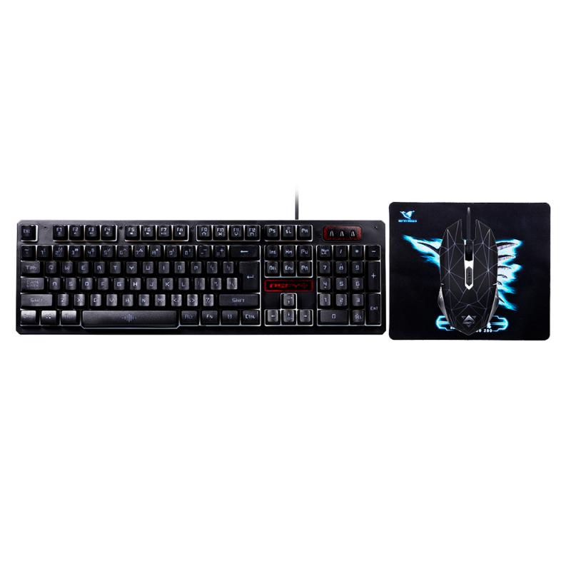 Keyboard & Mouse Combo USB Wired Keyboard Mouse Combo Gaming SetMultiple Backlight Modes gaming atmosphere
Keyboard & Mouse Combo USB Wired Keyboard Mouse Combo Gaming SetMultiple Backlight Modes gaming atmosphere
