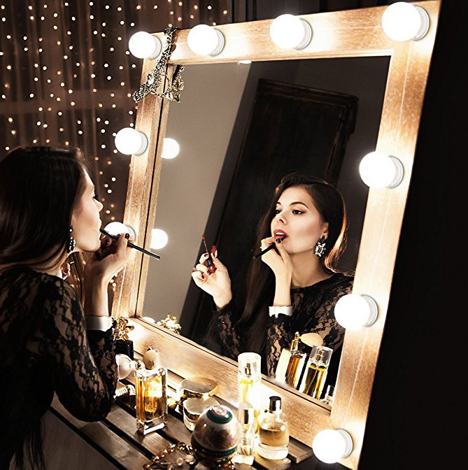 Bulbs Hollywood LED Vanity Mirror Lights Hollywood Lamp Makeup Dressing Table Kit USB Power Dimmer Bulb Cosmetic Mirror