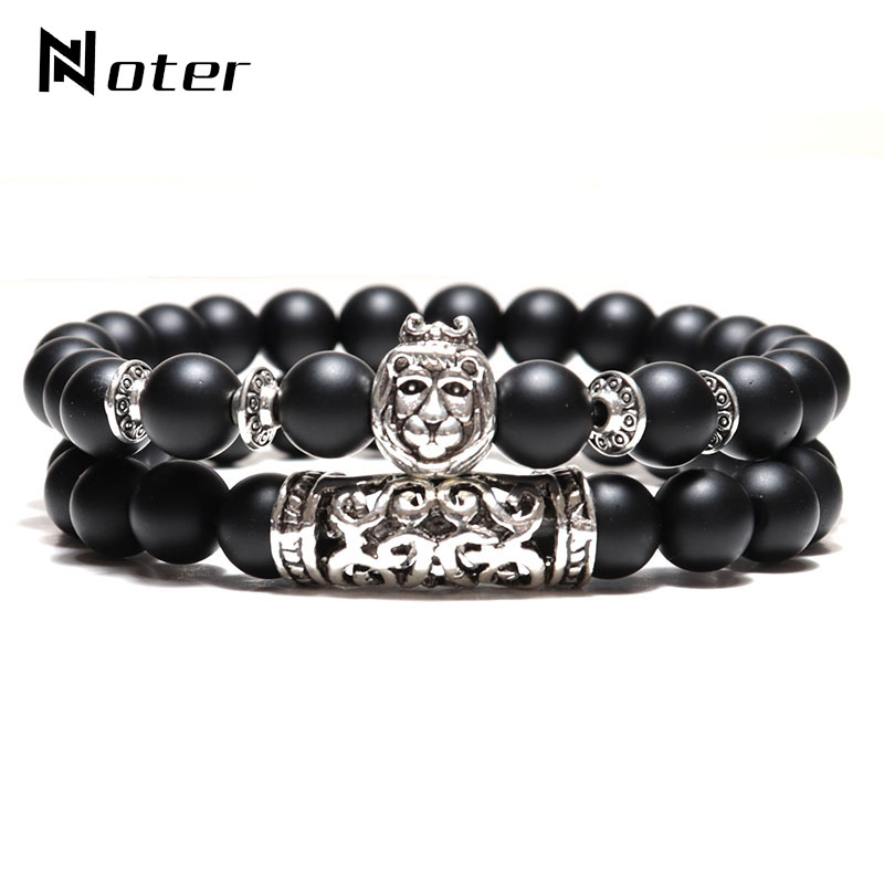 2pcs/pair Men Bracelet Vintage King Lion Braslet Charm Ethnic Carved Distance Couple Brazalete Bileklik Erkek Male Jewelry Gift
2pcs/pair Men Bracelet Vintage King Lion Braslet Charm Ethnic Carved Distance Couple Brazalete Bileklik Erkek Male Jewelry Gift