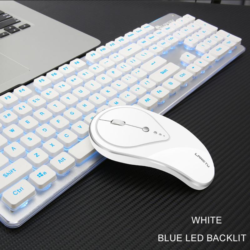 Rechargeable Wireless Keyboard and Mouse Set Ergonomic 1600DPI LED Backlit Optical Gaming set For Laptop Computer PC Gamer 20j4
Rechargeable Wireless Keyboard and Mouse Set Ergonomic 1600DPI LED Backlit Optical Gaming set For Laptop Computer PC Gamer 20j4