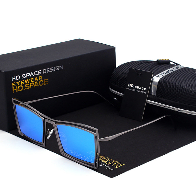 HD.space Brand Fashion Men Polarized Sunglasses Hollow Metal Square Sunglasses Men UV400 Mirror Retro Women 2020
HD.space Brand Fashion Men Polarized Sunglasses Hollow Metal Square Sunglasses Men UV400 Mirror Retro Women 2020