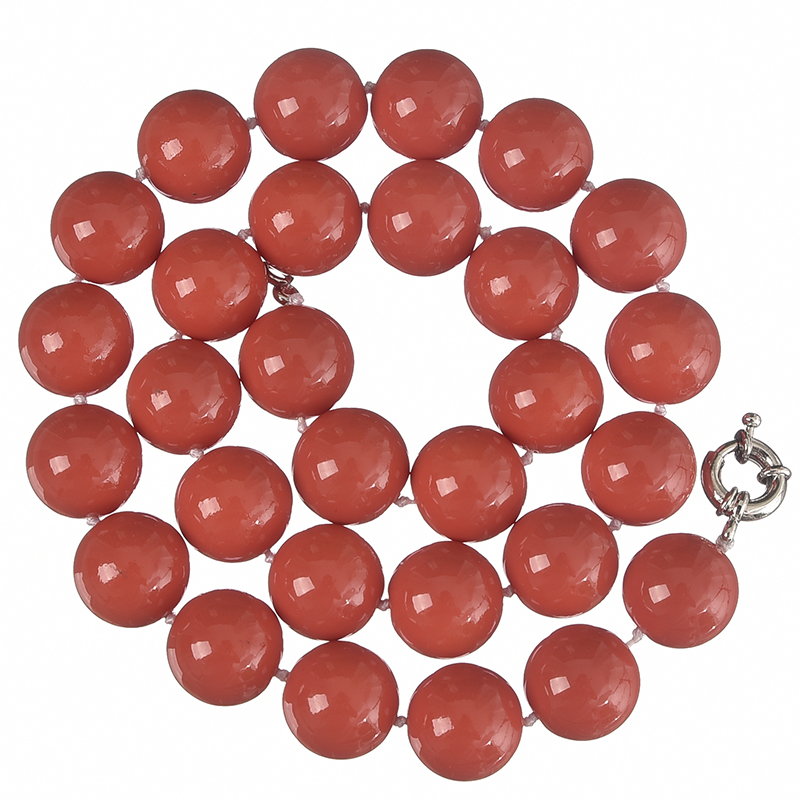 wholesale DIY pearl necklace synthetic Beads Red Coral pearl necklace gift for women's Festival H812
wholesale DIY pearl necklace synthetic Beads Red Coral pearl necklace gift for women's Festival H812