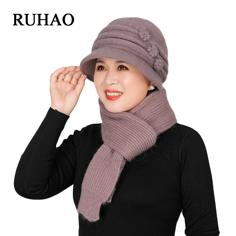 Wool Fur Women Knitted Hat Fedora Wide Brim Vintage Fashion Women Hats Winter Neck Warmer Cap With Scarf
Wool Fur Women Knitted Hat Fedora Wide Brim Vintage Fashion Women Hats Winter Neck Warmer Cap With Scarf