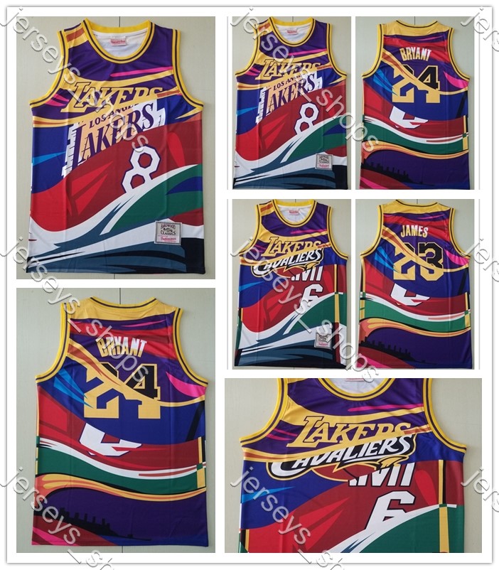 Men Angeles Lakers Jerseys Mitchell Ness LeBron James 8 Mixed Edition Vintage Basketball Jersey s-xxl, Black;red
Men Angeles Lakers Jerseys Mitchell Ness LeBron James 8 Mixed Edition Vintage Basketball Jersey s-xxl, Black;red