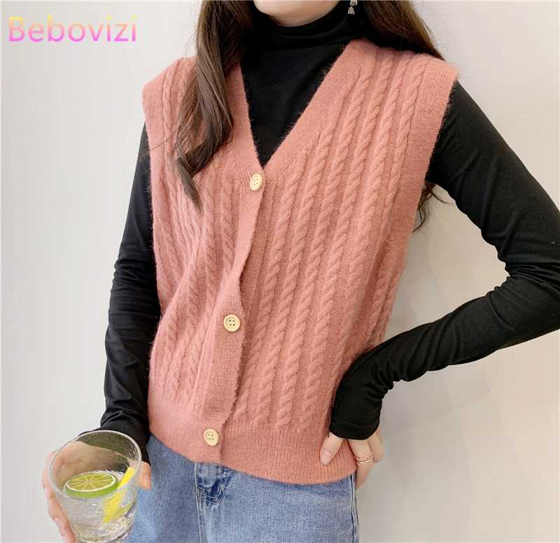 Red White Blue Yellow Fashion Women Knitted Sweaters Single Breasted V-neck Sleeveless Vest Sweater
Red White Blue Yellow Fashion Women Knitted Sweaters Single Breasted V-neck Sleeveless Vest Sweater