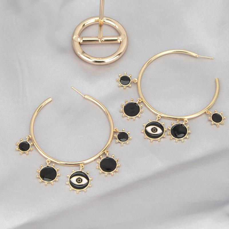 Hoop & Huggie Fashion Earrings Personality Round Metal Lady's Ear Ring Hyperbole Selling Jewelry Wholesale Wedding Gift
Hoop & Huggie Fashion Earrings Personality Round Metal Lady's Ear Ring Hyperbole Selling Jewelry Wholesale Wedding Gift
