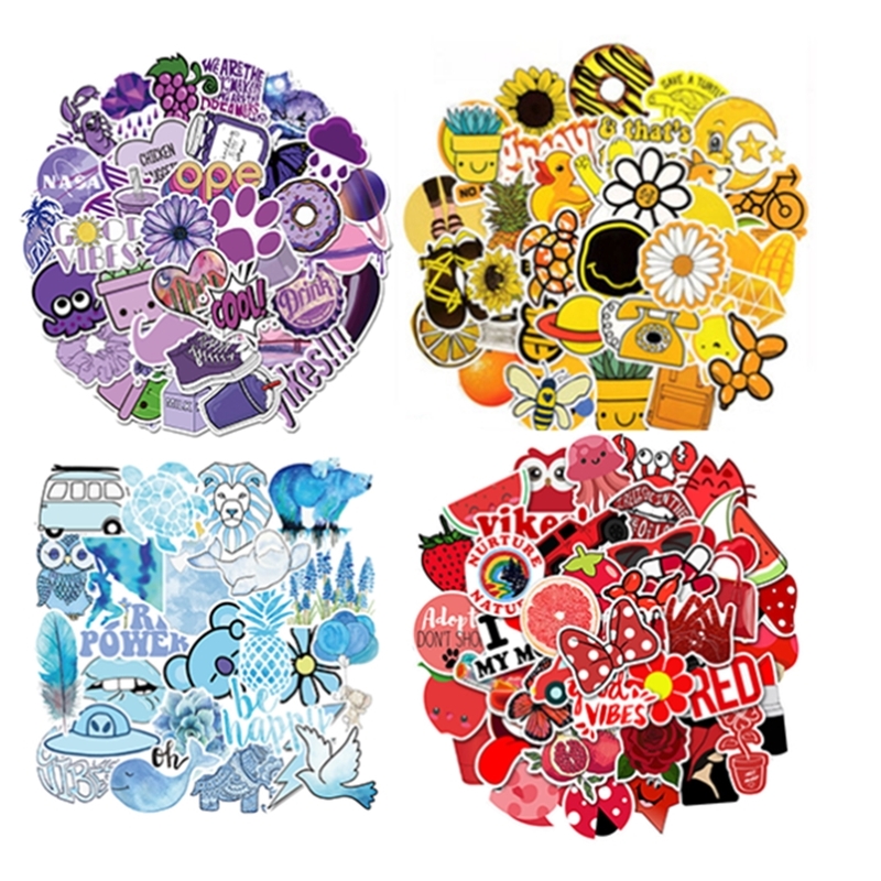 Pack of 50Pcs Cute VSCO Fresh Style Series Stickers Waterproof Car Laptop Stickers Luggage Bottle Decals, Multi-color
Pack of 50Pcs Cute VSCO Fresh Style Series Stickers Waterproof Car Laptop Stickers Luggage Bottle Decals, Multi-color