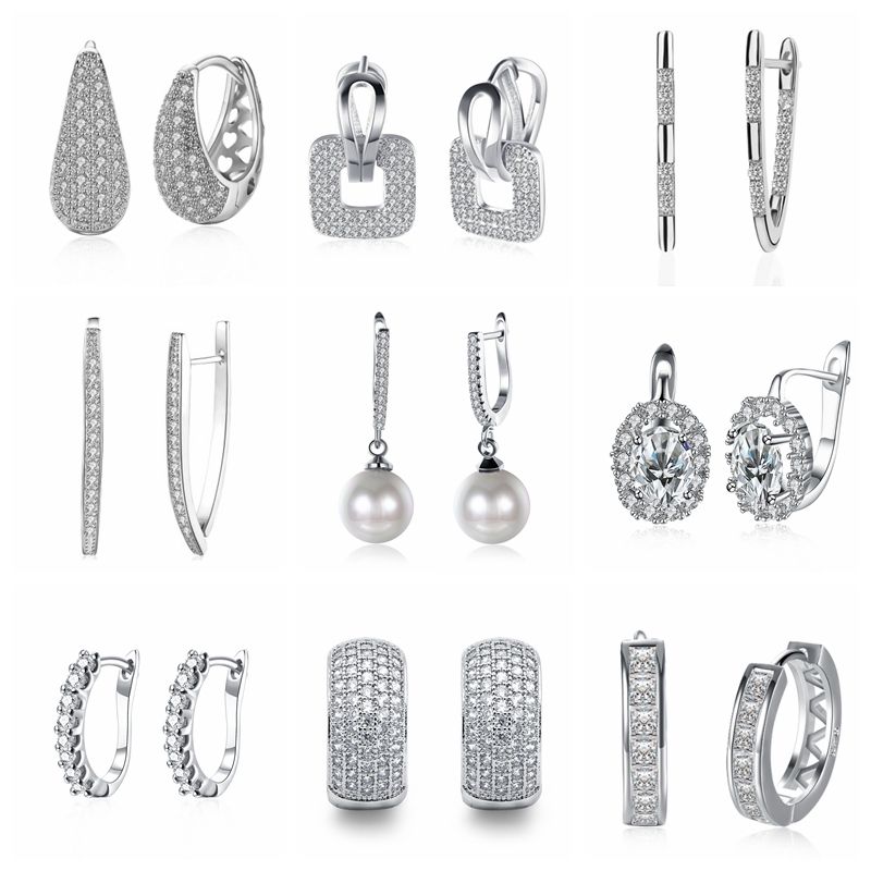Dropshipping/Wholesale 2020 New White gold Color White Crystal Earrings Cubic Zirconia Geometric Hoops Earrings for Women
Dropshipping/Wholesale 2020 New White gold Color White Crystal Earrings Cubic Zirconia Geometric Hoops Earrings for Women