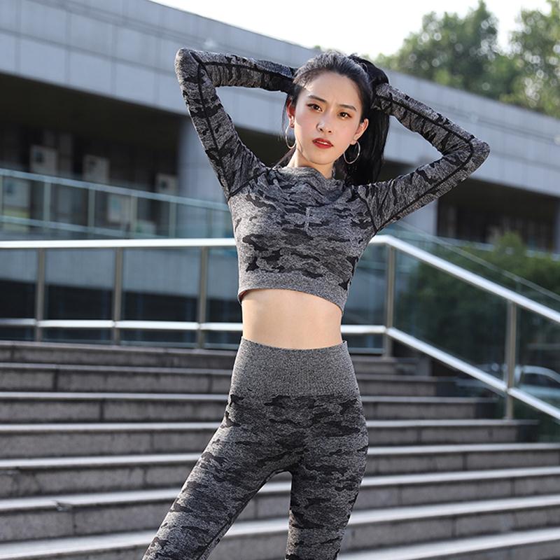 Sports Top Yoga Top Shockproof Camouflage Exercise Nylon Sexy Women Clothing Slim-Type Sportwear Fitness Stretch Workout, Black
Sports Top Yoga Top Shockproof Camouflage Exercise Nylon Sexy Women Clothing Slim-Type Sportwear Fitness Stretch Workout, Black