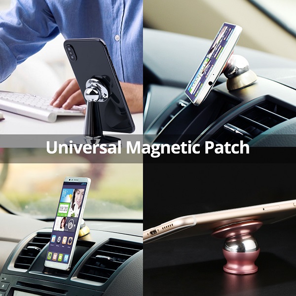 Universal Magnet Holder Accessories Replacement Metal Plate Magnetic Car Phone Stand For GPS MP3 With 3M Adhesive Cell Mounts Ho27