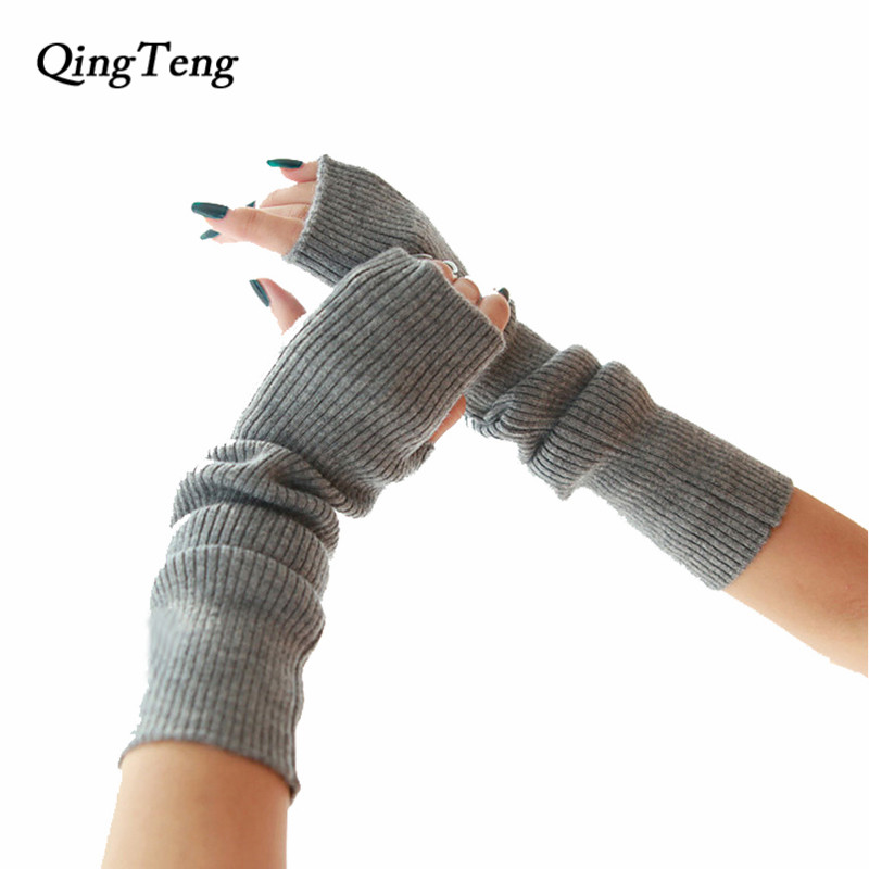 2020 Autumn Winter Cashmere Long Gloves 40cm Half Finger Warm Wrist Sleeves Finger Hole Exposed Korean Female Lovely
2020 Autumn Winter Cashmere Long Gloves 40cm Half Finger Warm Wrist Sleeves Finger Hole Exposed Korean Female Lovely