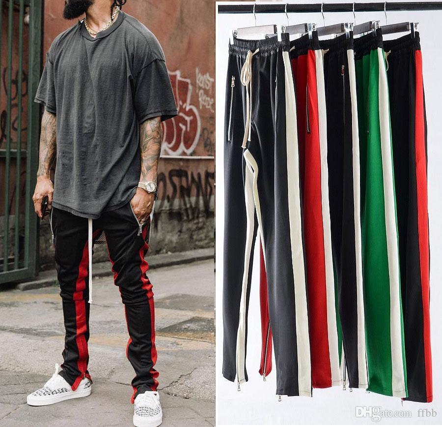 Side Stripe Elastic Stretch Men Jogger Pants Ankle Zip Hip Pop Tapered Drawstring Gym Streetwear, Beige
Side Stripe Elastic Stretch Men Jogger Pants Ankle Zip Hip Pop Tapered Drawstring Gym Streetwear, Beige