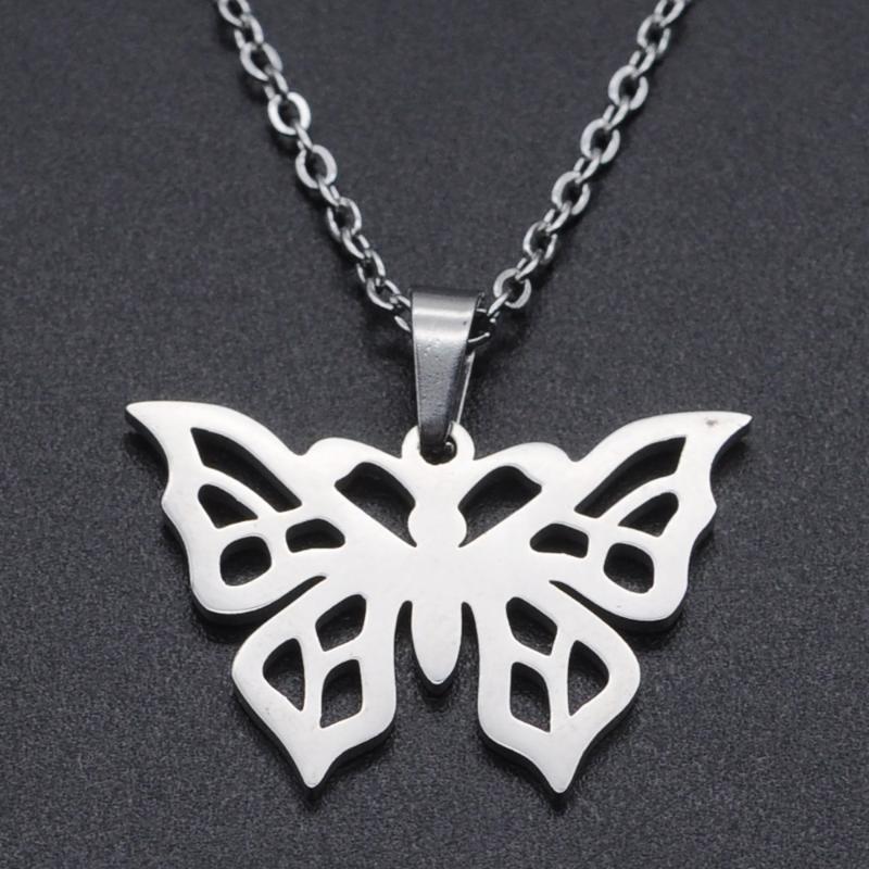 Butterfly Stainless Steel Charm Necklace for Women Dainty Steel Necklaces Dropshipping Accept OEM Order Wholesale
Butterfly Stainless Steel Charm Necklace for Women Dainty Steel Necklaces Dropshipping Accept OEM Order Wholesale