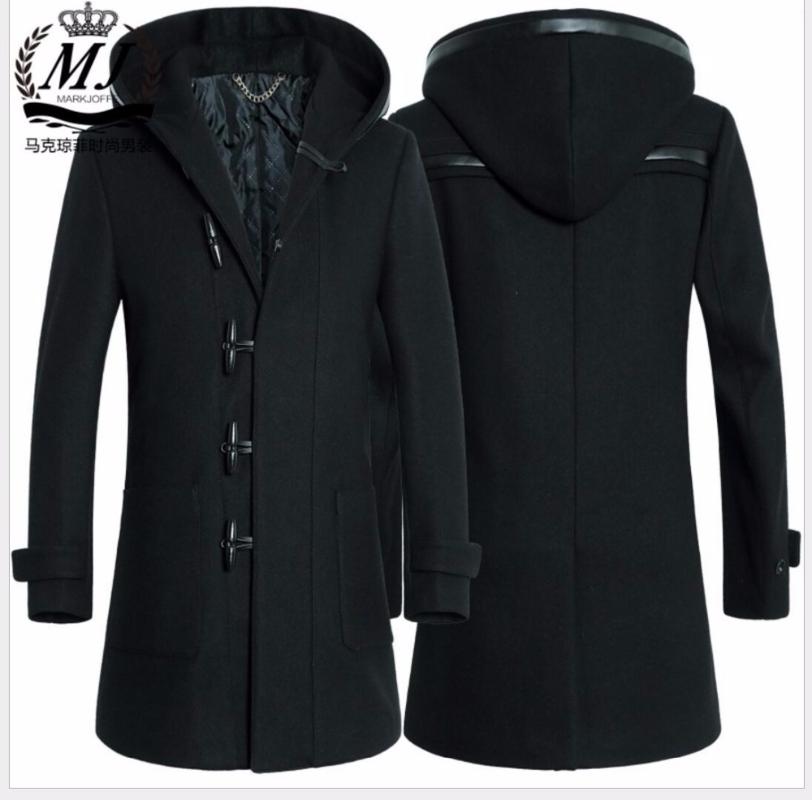 3xl Winter New Men Fashion Windbreaker Wool Long Woolen Coat Slim Horn Button Blends Hooded Coat Trench Plus Size Clothing, Black
3xl Winter New Men Fashion Windbreaker Wool Long Woolen Coat Slim Horn Button Blends Hooded Coat Trench Plus Size Clothing, Black