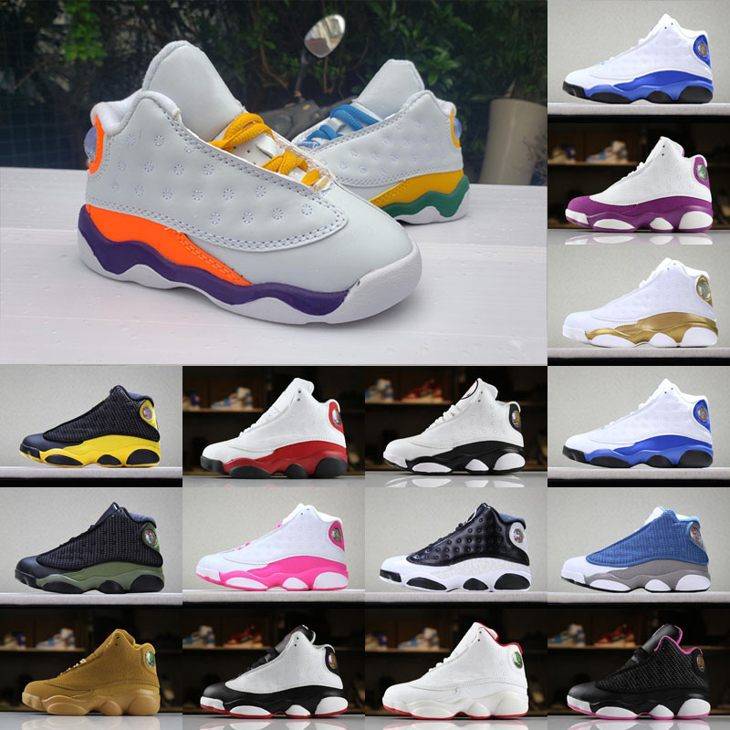 13s Baby Toddlers Basketball Shoes 13 GS Playground White orang Court Purple Orange Infant kids designer sports sneaker size:22-27, As photo 2
13s Baby Toddlers Basketball Shoes 13 GS Playground White orang Court Purple Orange Infant kids designer sports sneaker size:22-27, As photo 2
