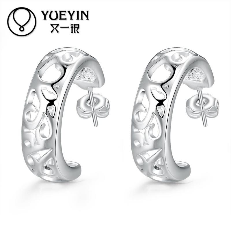 Rhinestone earrings silver plated earrings for women fashion Bridal Jewelry Classic nausnice
Rhinestone earrings silver plated earrings for women fashion Bridal Jewelry Classic nausnice