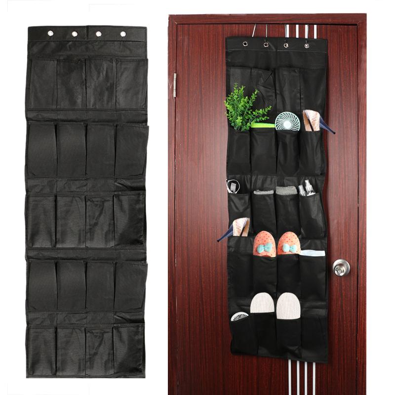 20 Grid Foldable Hanging Bag Underwear Sock Tie Shoe Hanging Storage Organizer Free Nail for Wardrobe Wall Door Back, Black
20 Grid Foldable Hanging Bag Underwear Sock Tie Shoe Hanging Storage Organizer Free Nail for Wardrobe Wall Door Back, Black