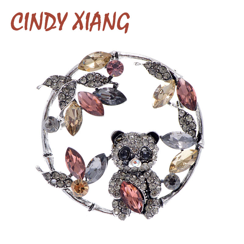 CINDY XIANG rhinestone small bear brooch flower circle pin cute animal style jewelry high quality kids jewelry fashion gift, Gray
CINDY XIANG rhinestone small bear brooch flower circle pin cute animal style jewelry high quality kids jewelry fashion gift, Gray