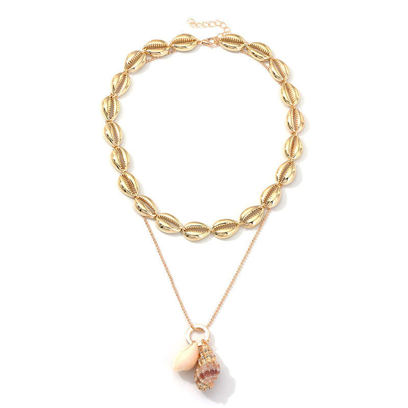 Shell Conch Beach Collares Choker Necklace For Women Jewelry Collares Friends Chains Accessories Aesthetics Suspension XL10128
